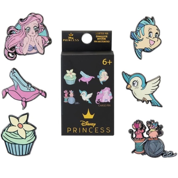 Loungefly Disney Princess Manga Style Mystery Box Pin - Picture 2 of 2